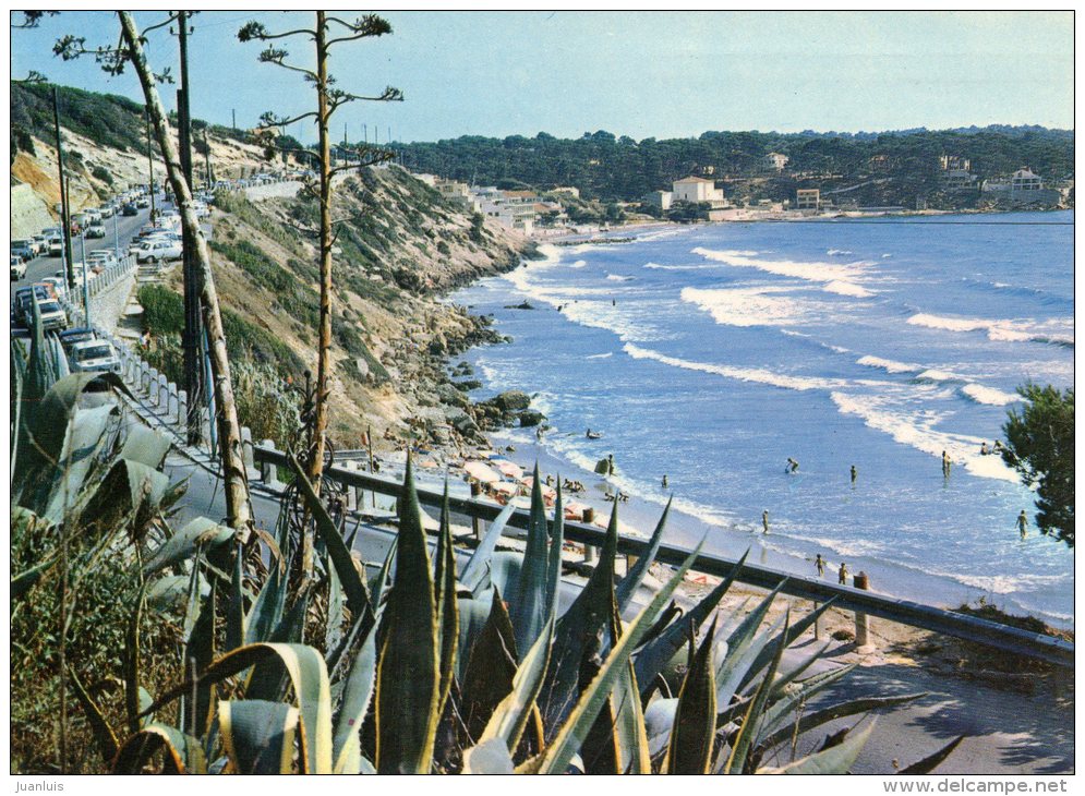 SANARY - BANDOL La Plage Dorée Apercue De La Gorguette - Sanary-sur-Mer