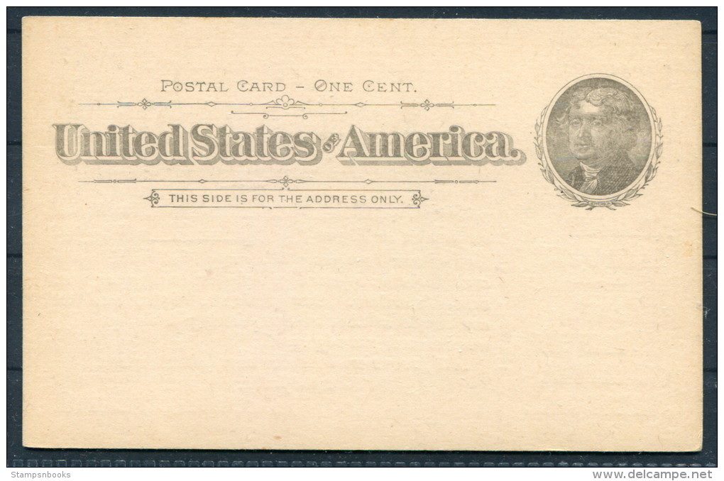 USA Private Postal Stationery Ganzsache Howard Platts - Holbrook (Mass) Fine Shoes - ...-1900