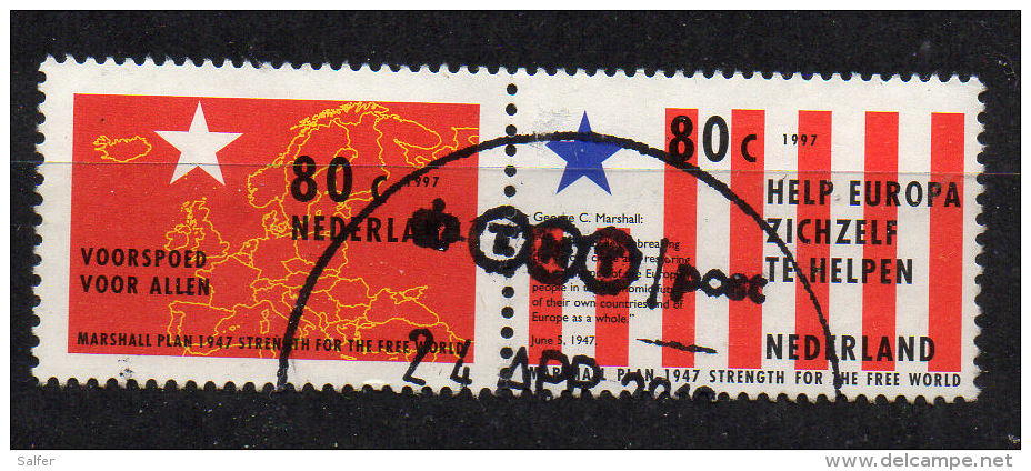 NEDERLAND - 1997 Mixed Issue Couple Used - Oblitérés