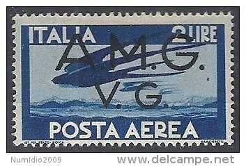 1945-47 TRIESTE AMG VG POSTA AEREA 2 LIRE MH * - RR11853 - Nuovi