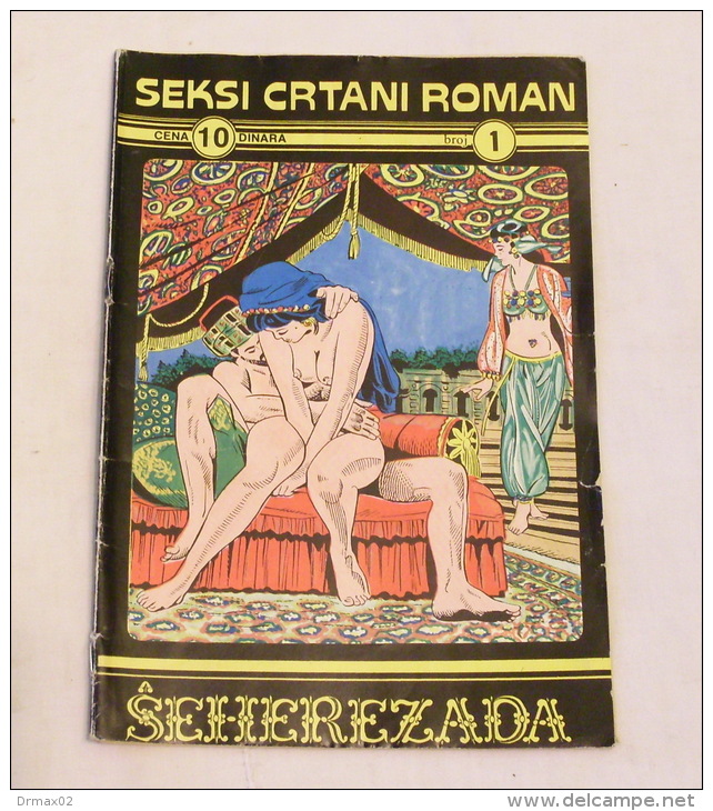 Scheherazade - Sexy Cartoon Comic Book (no. 1 Serbian Language, Latin Letter) Nice Old Sex Story - Cómics & Mangas (otros Lenguas)