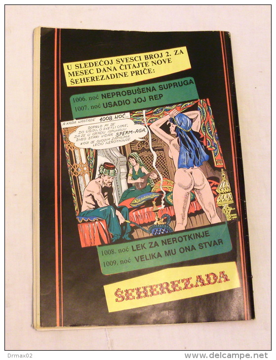 Scheherazade - Sexy Cartoon Comic Book (no. 1 Serbian Language, Latin Letter) Nice Old Sex Story - Cómics & Mangas (otros Lenguas)