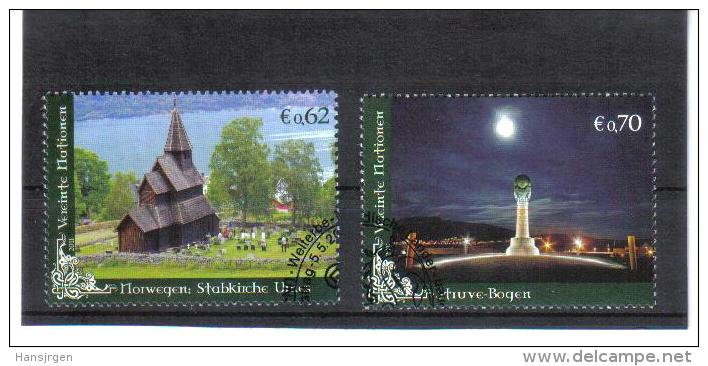 CSR243  UNO WIEN 2011  MICHL 717/18 Used/gestempelt - Used Stamps