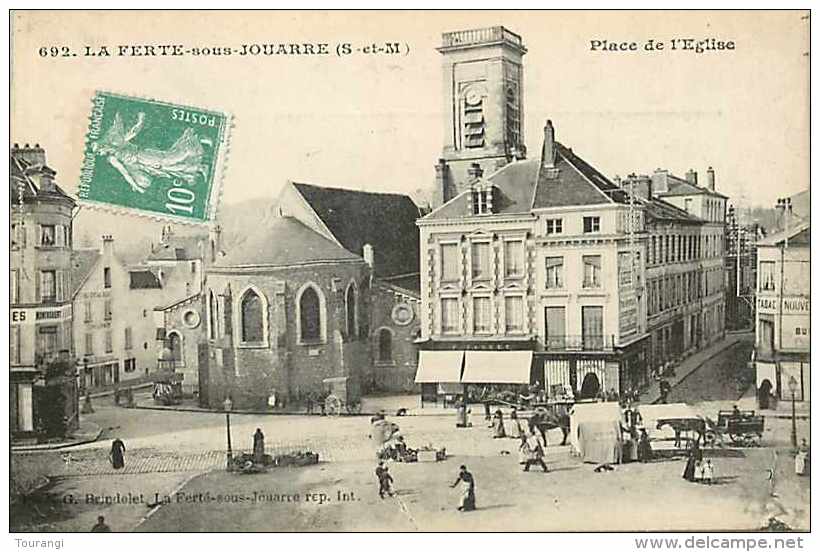 Juin13 1509 : La Ferté-sous-Jouarre  -  Place De L'Eglise - La Ferte Sous Jouarre