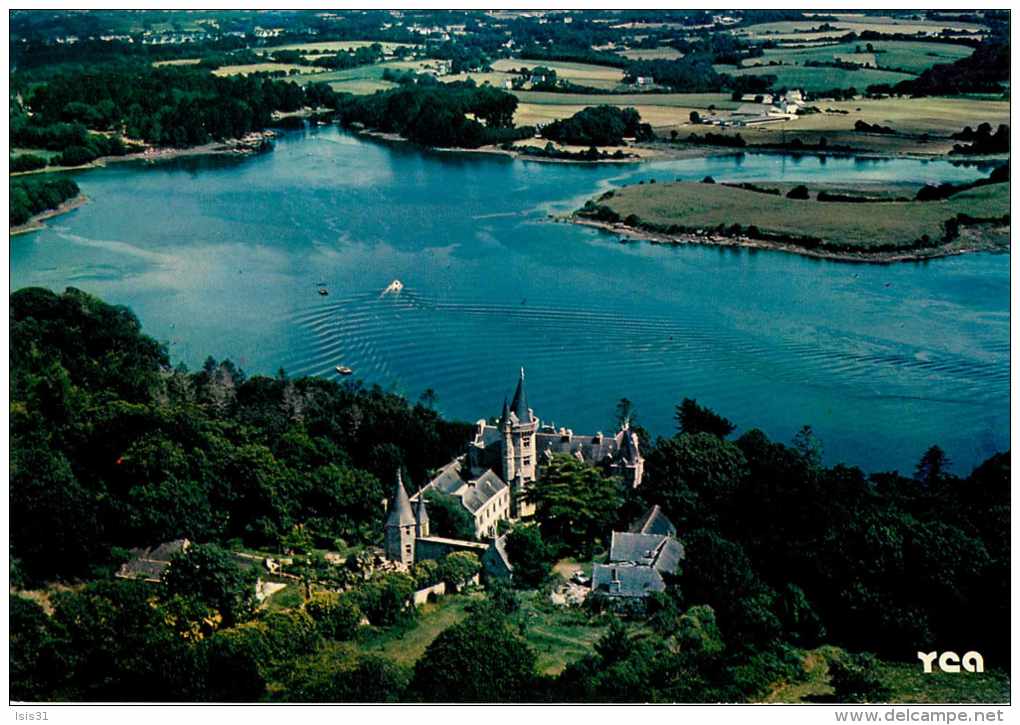 Dép 29 - De Pont Aven à Port Manech - Sur Les Rives Boisées De L´Aven - Le Château Du Hénan En Névez - Bon état - Névez