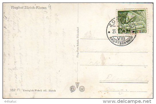 FLUGHOF ZURICH KLOTEN (Scans Recto Et Verso) - Kloten