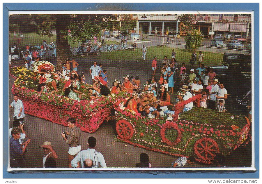 Océanie - TAHITI -- Le Lauréat Du Concours De Chars Fleuri - 1967 - Tahiti