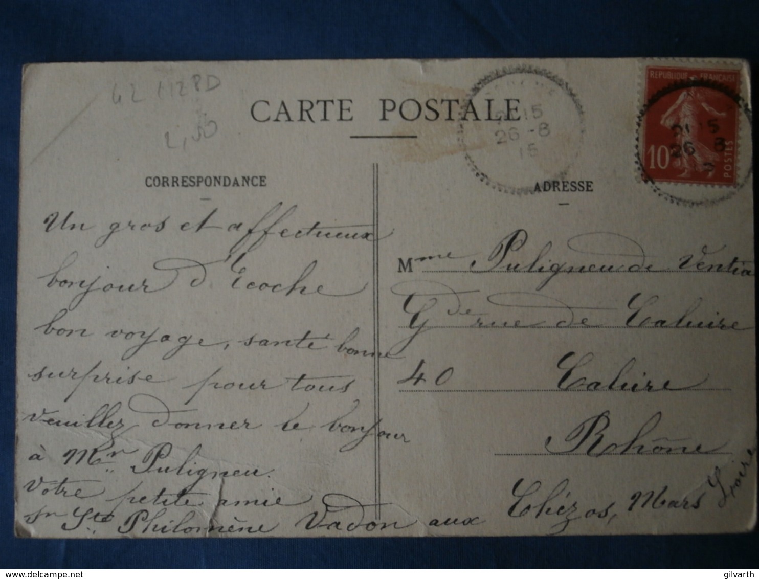 Ecoche - Etang De Cadolon - Route De Belmont - Ed. RL 147 - Circulée 1915- L128D - Autres & Non Classés