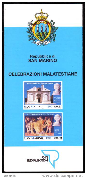 Saint Marin San Marino 1999 - Notice Philatélique - Malatesta - Celebrazioni Malatestiane - Brieven En Documenten