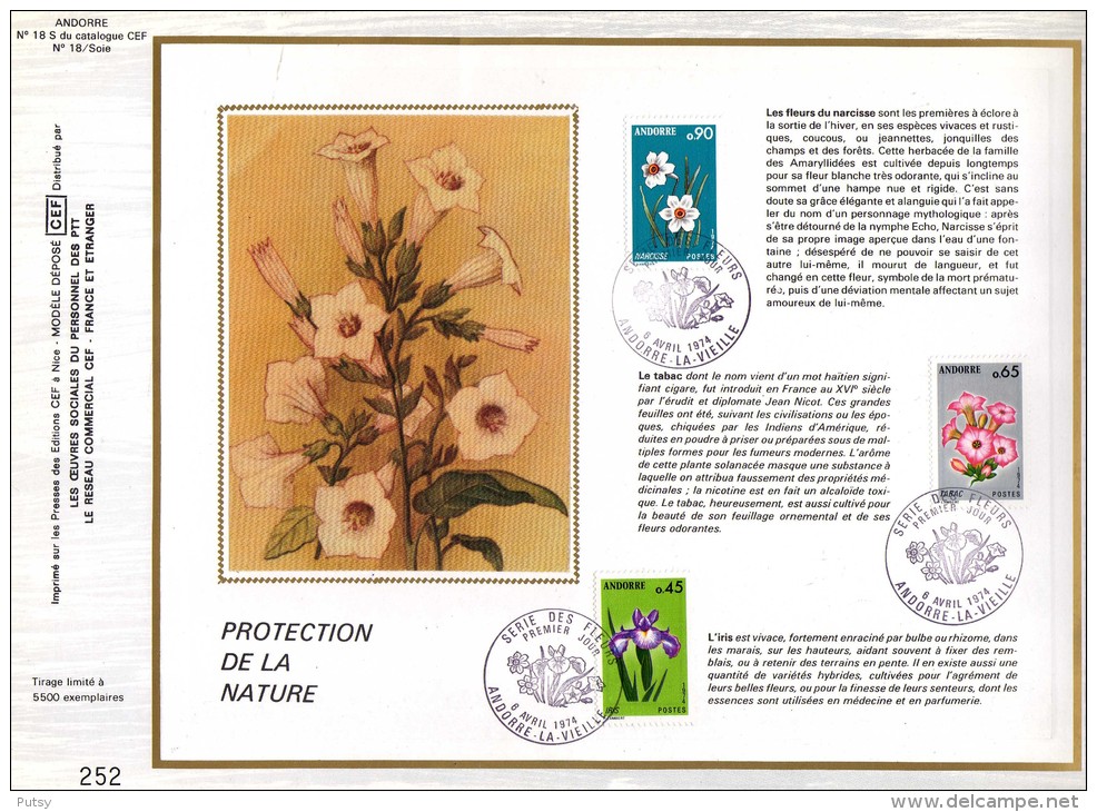 Série Des Fleurs. Feuillet 310 X 21,5. - Blocks & Sheetlets