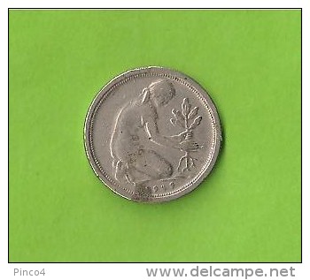 GERMANIA 50 PFENNING  G  BANK DEUTSCHER LANDER 1949 - 50 Pfennig