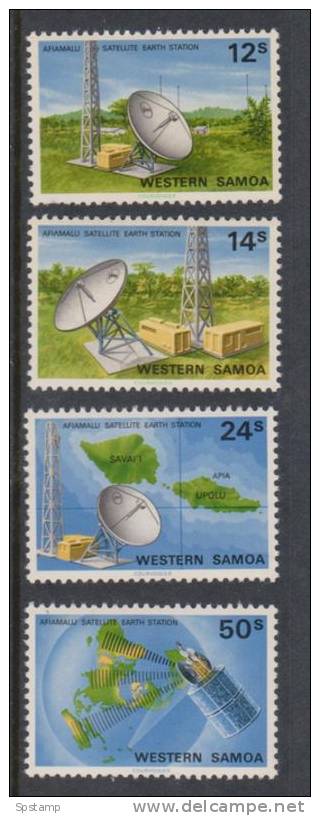 Samoa 1980 Satellite Communication Set 4 MNH - Samoa