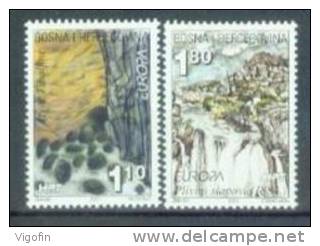 BHHB 2001-70-1 EUROPA CEPT, BOSNIA AND HERZEGOVINA-HERZEGBOSNA (CROAT), 2v, MNH - 2001