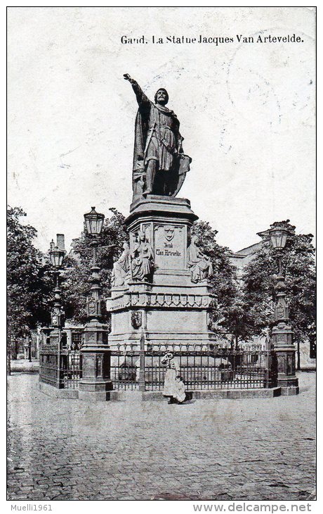 Feldpost 1915,  Gand - Monumenti Ai Caduti