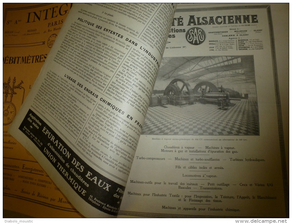 1er Février 1929  LA TECHNIQUE MODERNE  Et : Machines à Vapeur; A La Gare Saint-Lazare;Piccadilly-Circus Métro (Londres) - 1900 - 1949