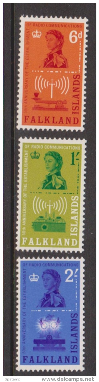 Falkland Islands 1962 Radio Staion Communication Set 3 MLH - Falkland Islands