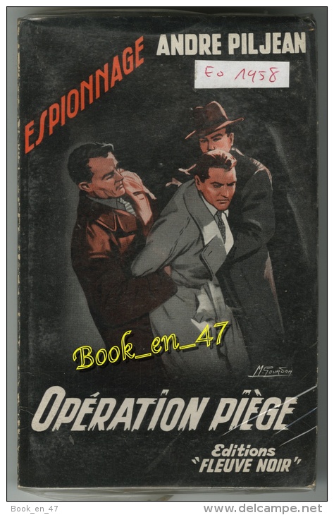 {01226} André Piljean ; Espionnage N°147. EO 1957." Opération Piège "  " En Baisse " - Fleuve Noir