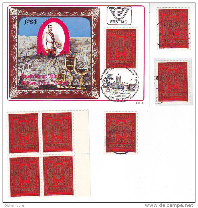 1033g: Österreich 1984, Grafenegg, Maximumkarte Plus **/o Briefmarken - Tulln