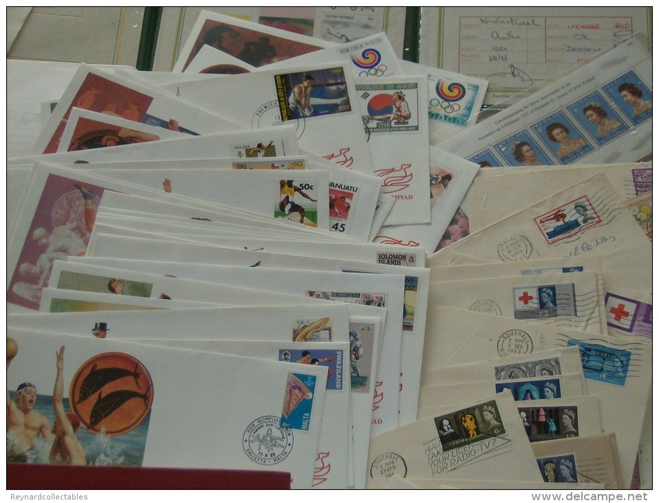 Huge (9.5kg) boxlot GB,Europe,ROW stamps, covers, QV to Modern, albums, leaves, kiloware etc.