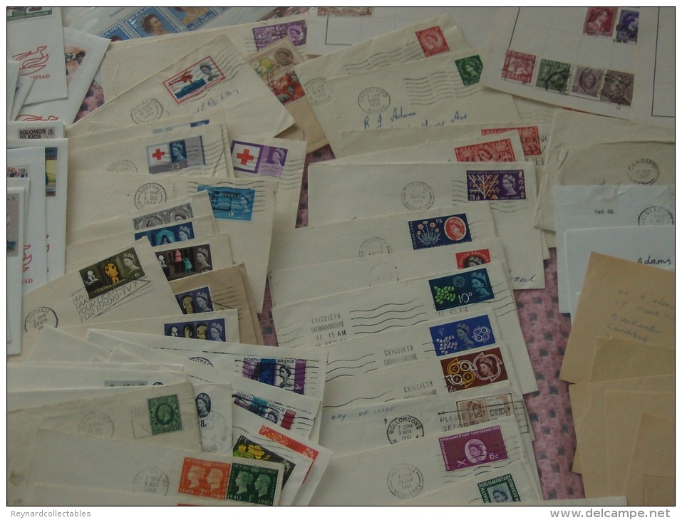 Huge (9.5kg) boxlot GB,Europe,ROW stamps, covers, QV to Modern, albums, leaves, kiloware etc.