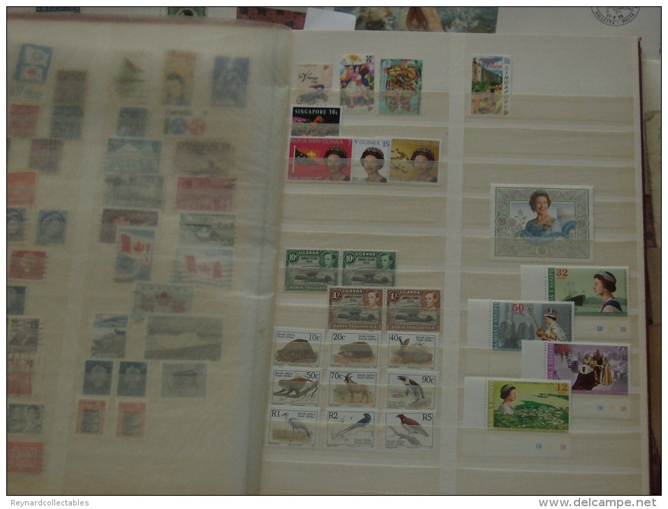 Huge (9.5kg) boxlot GB,Europe,ROW stamps, covers, QV to Modern, albums, leaves, kiloware etc.