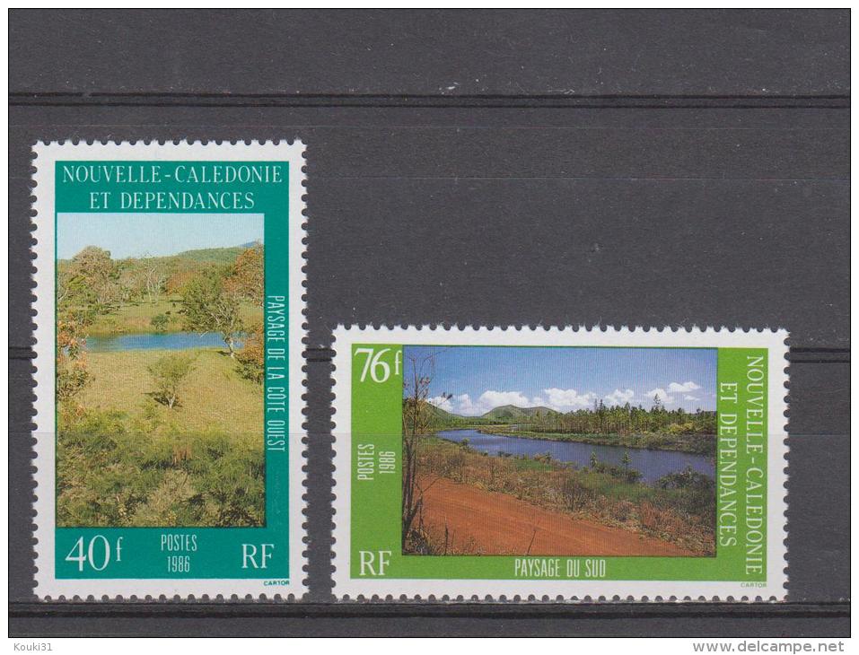 Nouvelle-Calédonie YT 525/6 ** : Paysages - 1986 - Nuovi