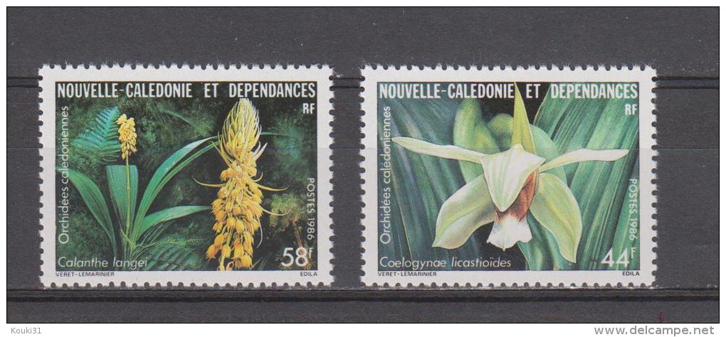 Nouvelle-Calédonie YT 520/1 ** : Orchidées - 1986 - Ongebruikt
