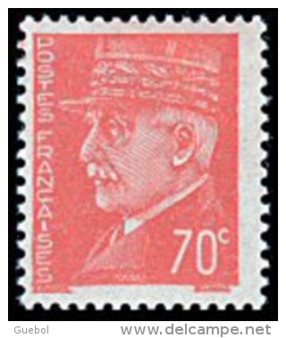 France Maréchal Pétain N°  511 ** Au Type Hourriez -  Le 70 C Orange - 1941-42 Pétain