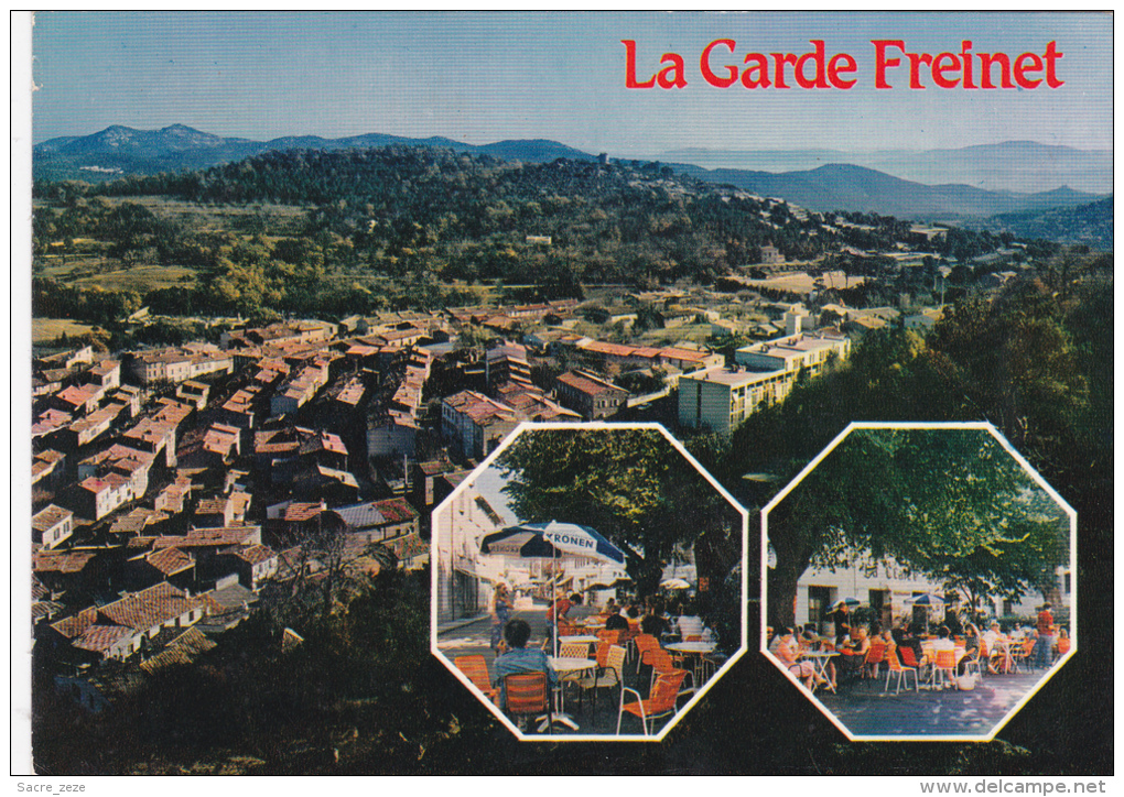 CPM LA GARDE-FREINET(83)8/11/85-vue Générale Aérienne-15x10.5 - La Garde Freinet