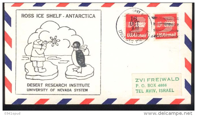 USA  1976  Pôle Sud Polo Sud South Pole ROSS  ICE SHELF - Lettres & Documents