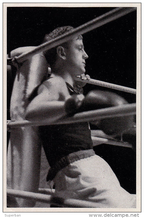 OLYMPIA 1936 - BOXE : WILLI KAISER - GOLDENE MEDAILLE IN DER FLIEGENGEWICHTSKLASSE - À VOIR DÉTAILS AU DOS ! (o-351) - Pugilato