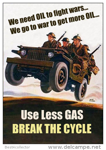 @@@ MAGNET - Propaganda - War Oil - Publicitaires