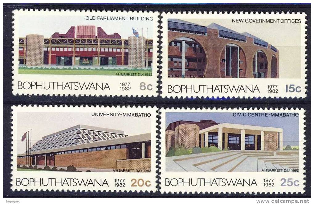#RSA/Bophutatswana 1982. Independence. Michel 96-99. MNH(**) - Bophuthatswana