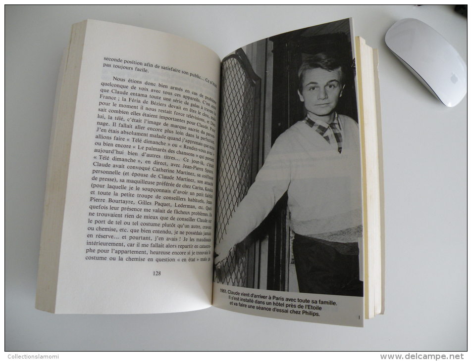 Claude François, L´envers Du Décor De Josette Martin ( Livre Biographie 1987  Voir Photos 253 Pages - Biographie