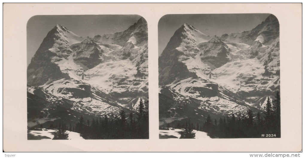 Schweiz, Eiger, Wengen, No R 2034 - Stereoscopic