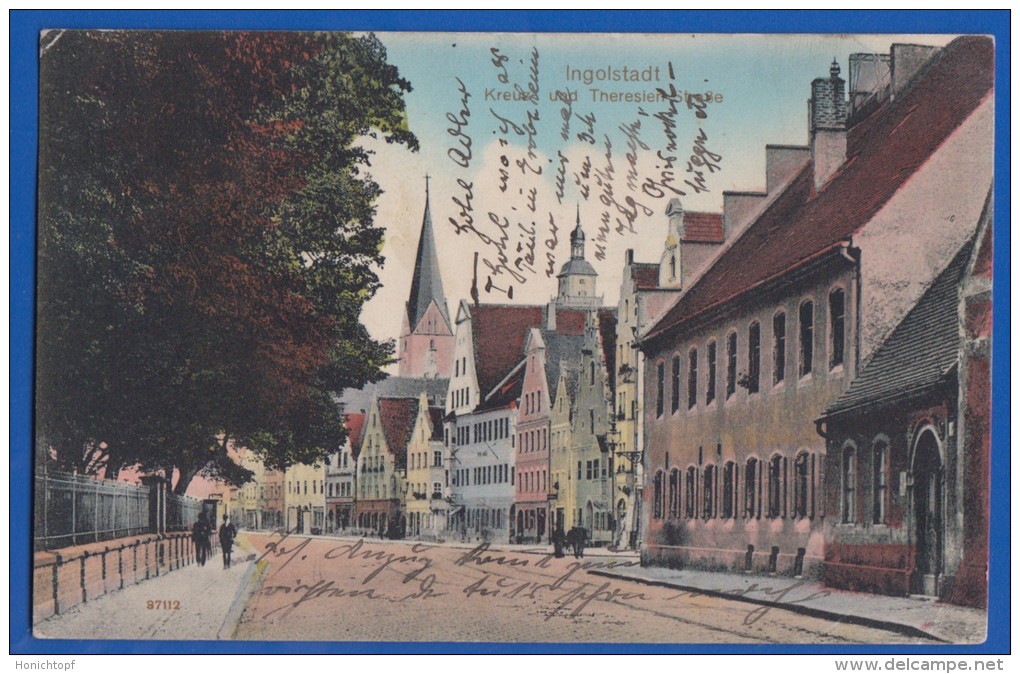 Deutschland; Ingolstadt An Der Donau; Kreuz - Und Theresienstrasse; 1913 - Ingolstadt