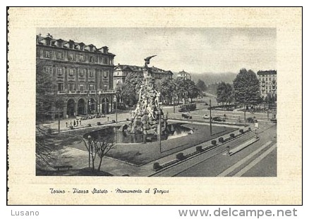 TORINO - TURIN - Piazza Statuto - Monumento Al Freyus - Places & Squares