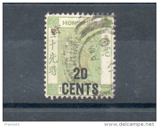 Hong Kong.20c Sur 10 C - Used Stamps