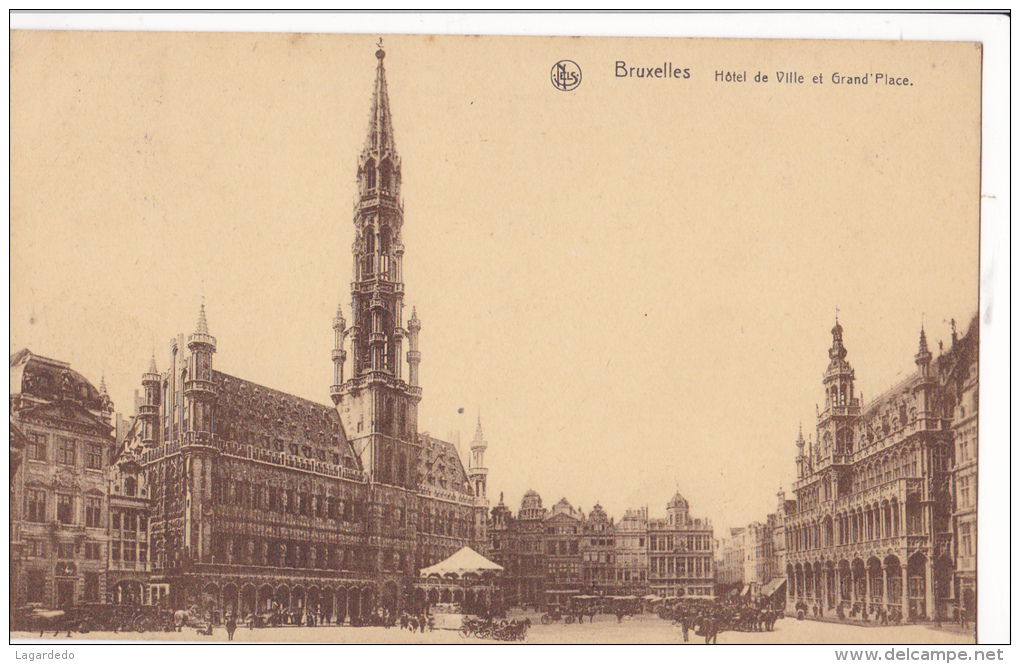 BRUXELLES HOTEL DE VILLE ET GRAND PLACE - Monuments, édifices