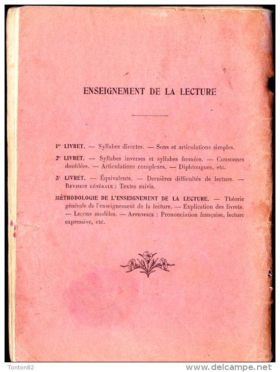 Enseignement De La Lecture - 3e Livret - 0-6 Años