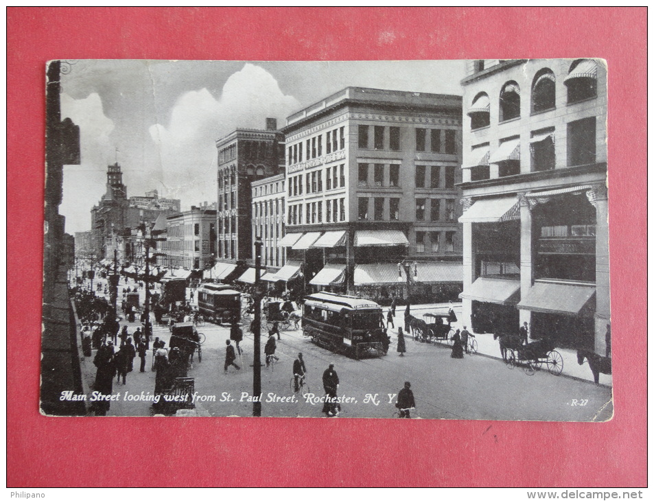 Rochester,NY--Main Street--cancel 1911--PJ 138 - Rochester