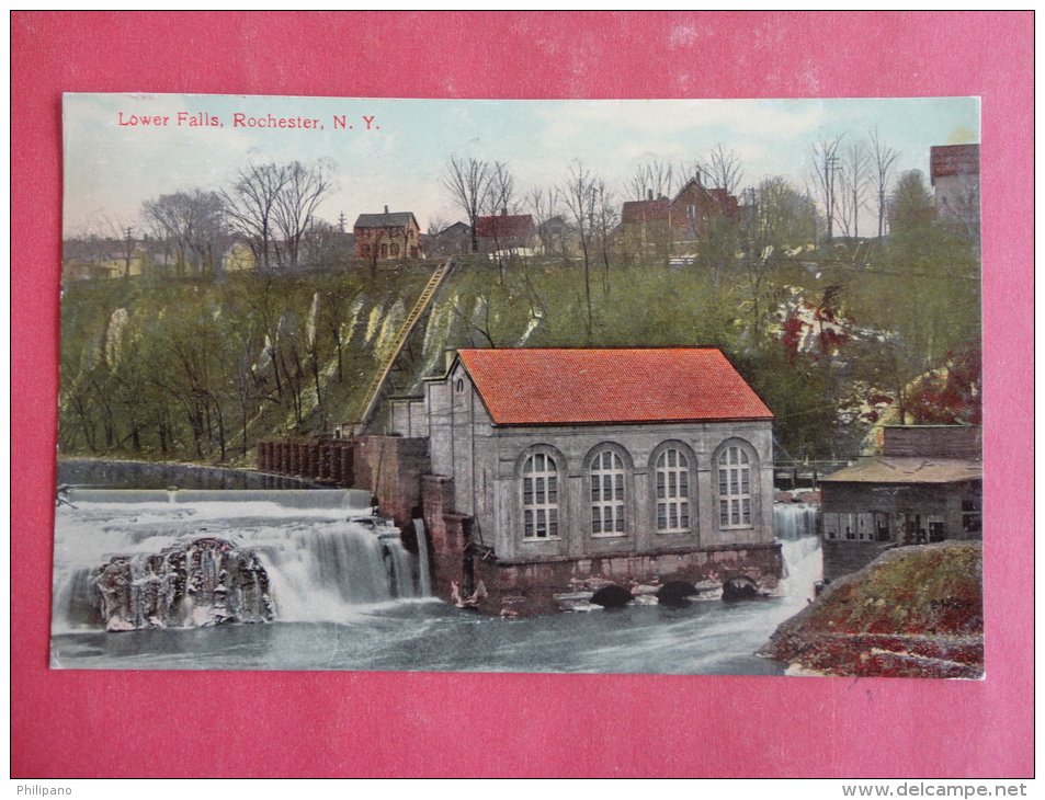 Rochester,NY--Lower Falls--cancel 1910--PJ 138 - Rochester