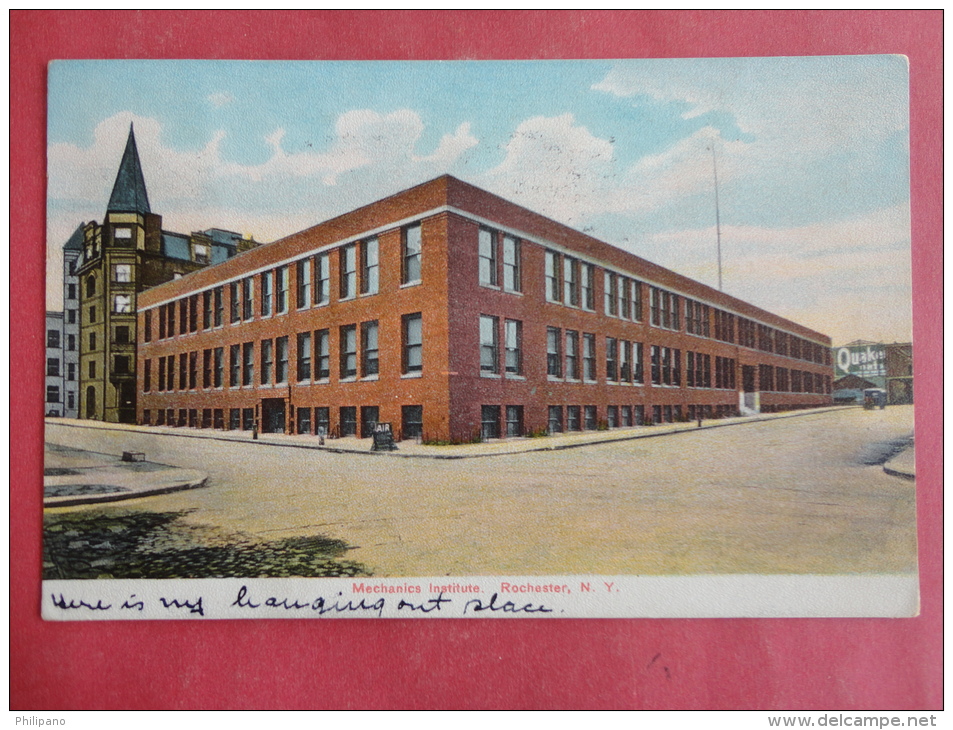 Rochester,NY--Mechanics Institute--cancel 1919--PJ 139 - Rochester