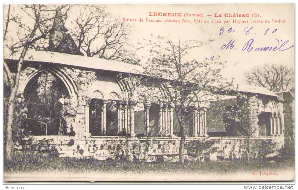 LUCHEUX - Le Château - Lucheux