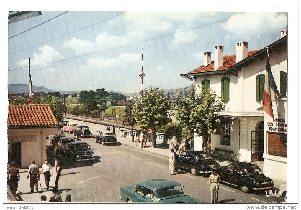 Hendaye - La Douane Avec Les Douaniers A La Frontière - Dogana