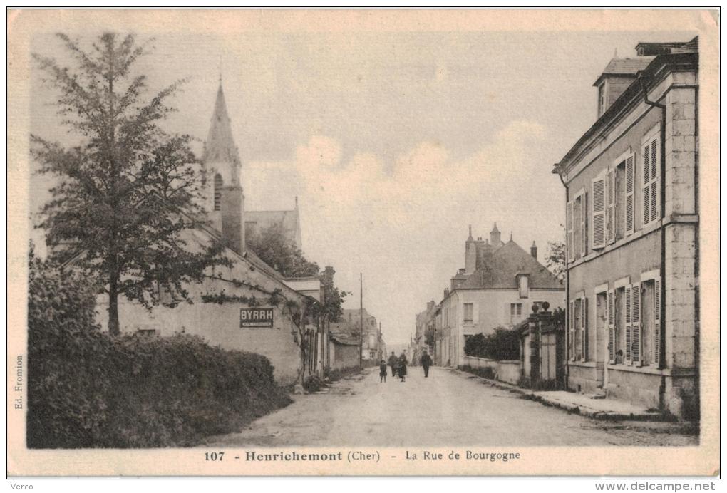 Carte Postale Ancienne De HENRICHEMONT - Henrichemont