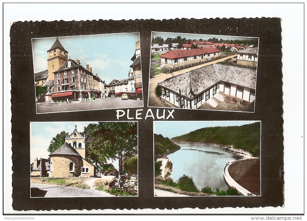 Cantal - 15 - Pleaux Divers Aspects De La Ville Et Ses Environs - Other & Unclassified