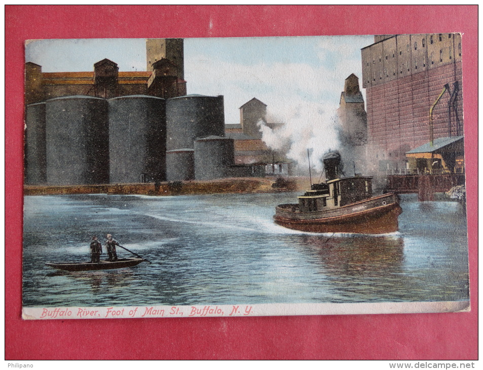 Buffalo,NY--Buffalo River--cancel 1907--PJ 140 - Buffalo