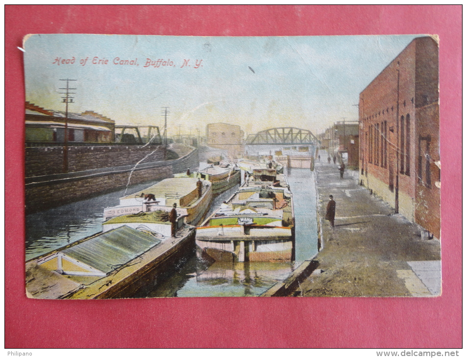 Buffalo,NY--Head Of Erie Canal--cancel No Year--PJ 140 - Buffalo