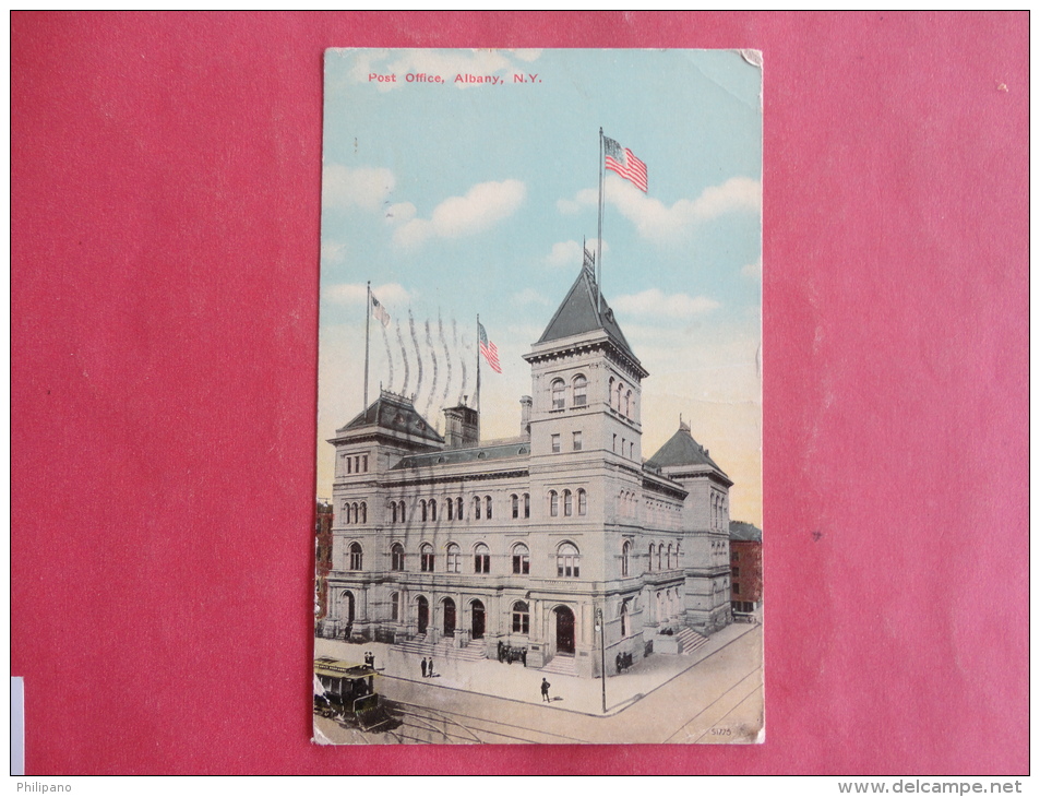 Albany,NY--Post Office--cancel 1911--PJ 141 - Albany